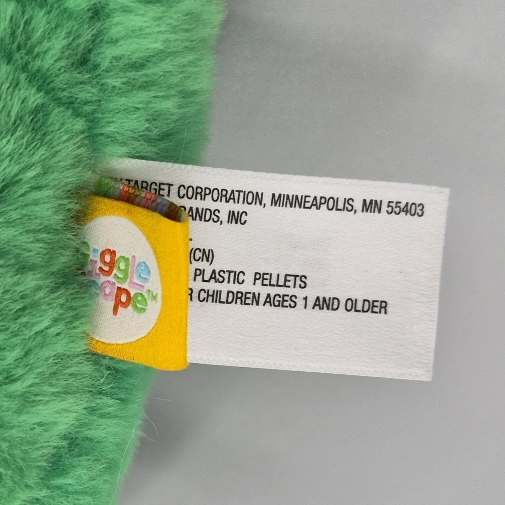 Target Giggle Scape Alligator‎ Dinosaur Green Plush Red  Heart Small 8